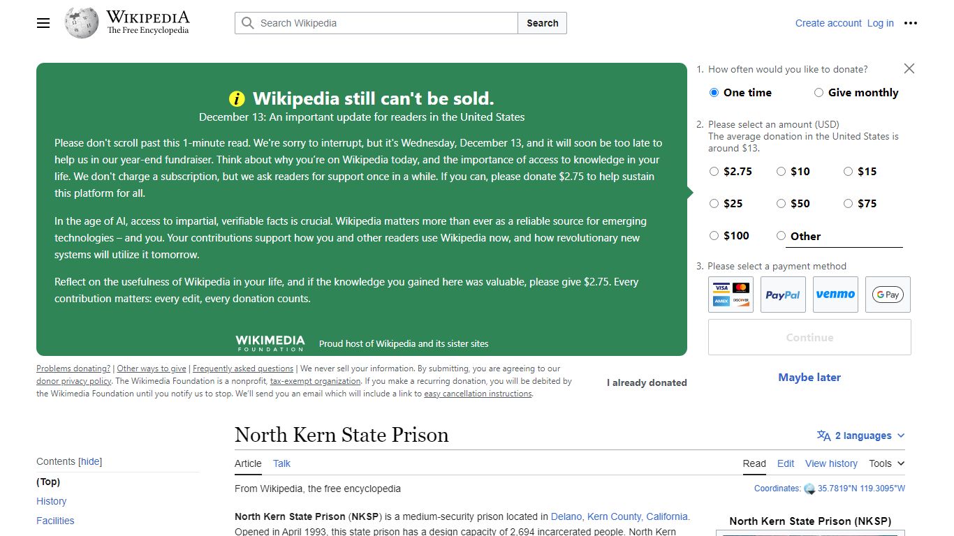 North Kern State Prison - Wikipedia